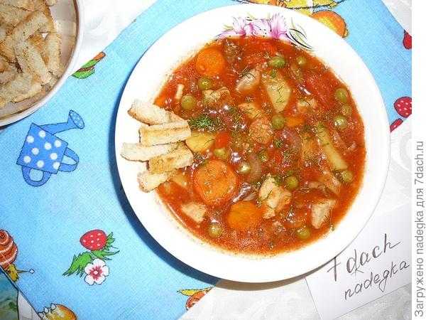 Запеченный томатный суп — пошаговый рецепт приготовления с фото
